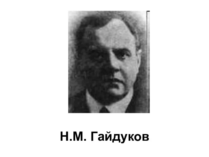 Н.М. Гайдуков