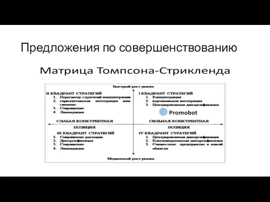 Предложения по совершенствованию