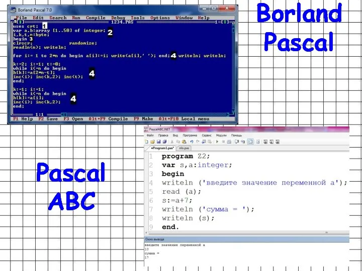 Borland Pascal Pascal ABC