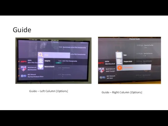 Guide Guide – Left Column [Options] Guide – Right Column [Options]