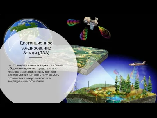 Дистанционное зондирование Земли (ДЗЗ) — это зондирование поверхности Земли с борта авиационных