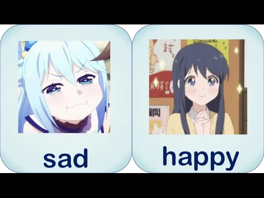 sad happy