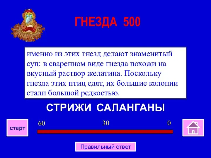 СТРИЖИ САЛАНГАНЫ именно из этих гнезд делают знаменитый суп: в сваренном виде