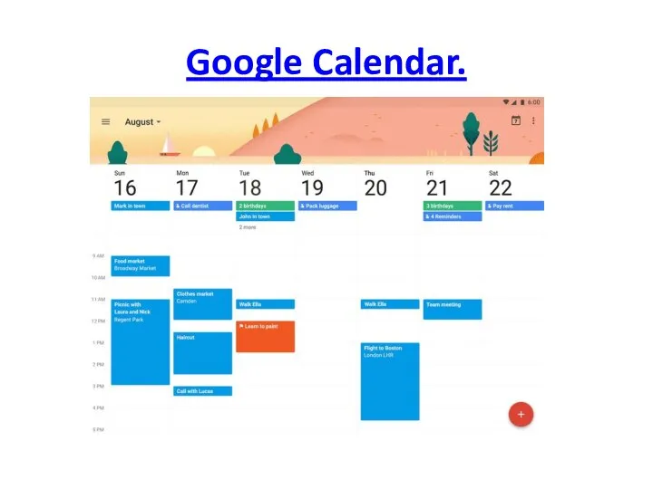 Google Calendar.