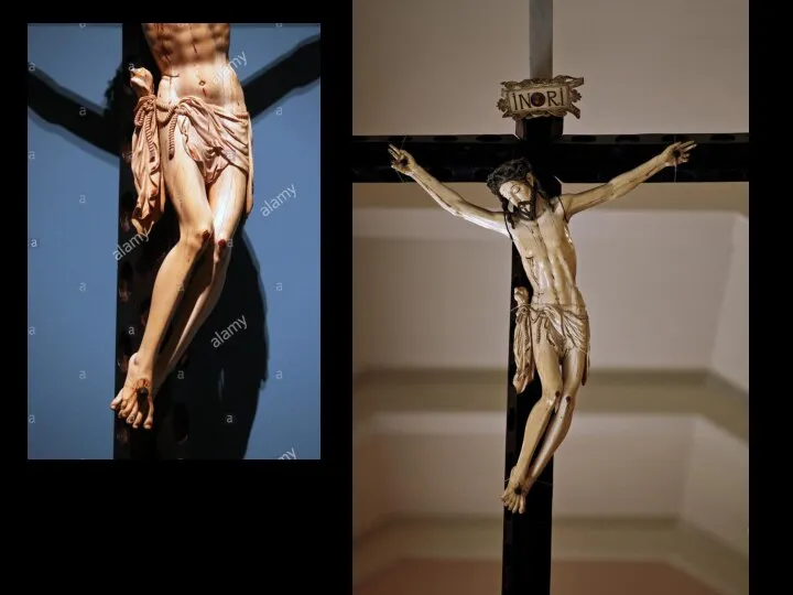 Христос на кресте. Филиппины начало XVII века. Слоновая кость. Манила, Филиппины, Музей Университета Святого Фомы