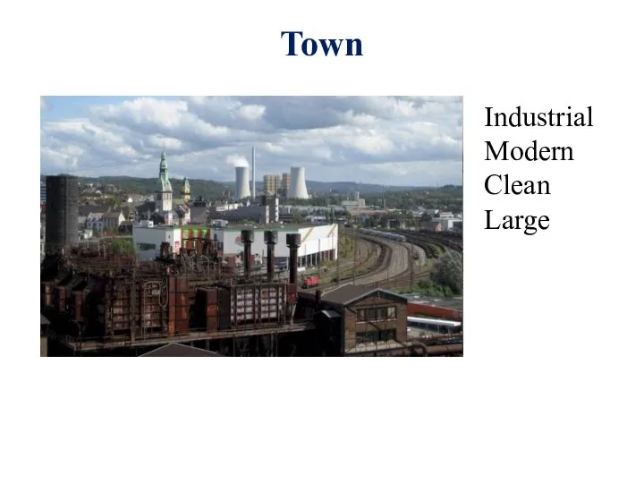 Town Industrial Modern Clean Large