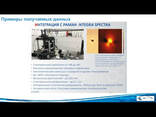 Примеры получаемых данных