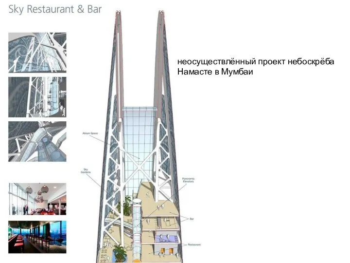 неосуществлённый проект небоскрёба Намасте в Мумбаи