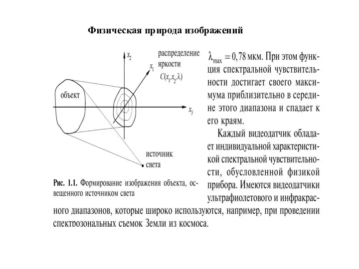 Физическая природа изображений