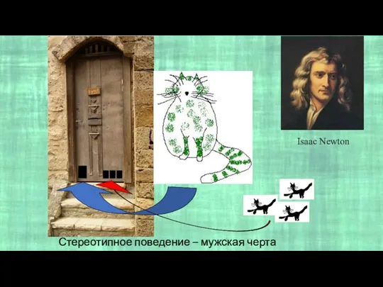 Стереотипное поведение – мужская черта Isaac Newton