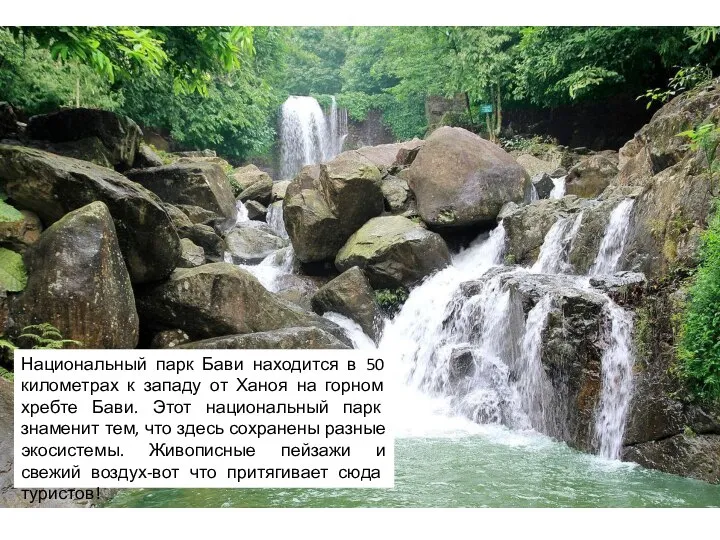 Национальный парк Бави находится в 50 километрах к западу от Ханоя на