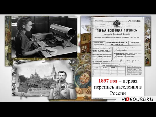 1897 год – первая перепись населения в России