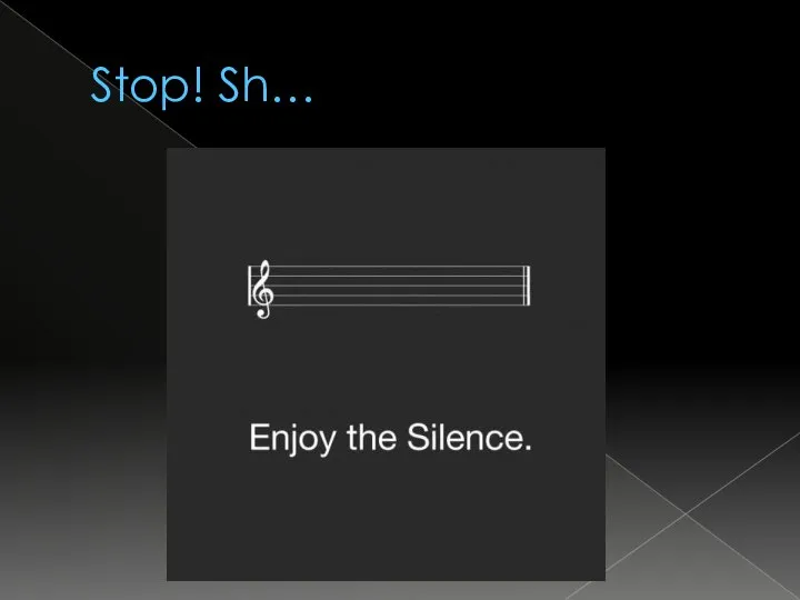 Stop! Sh…