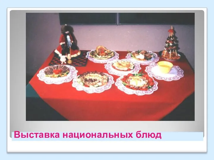 Выставка национальных блюд