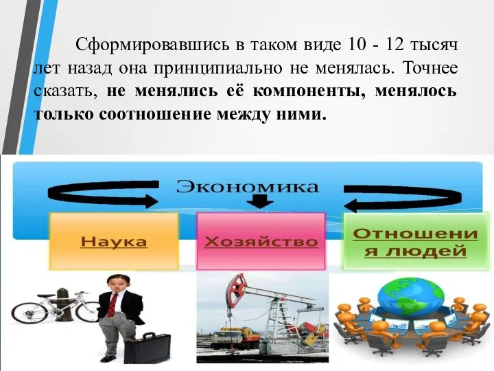 Сформировавшись в таком виде 10 - 12 тысяч лет назад она принципиально