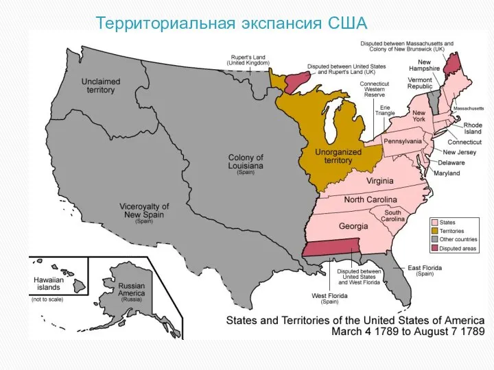 Территориальная экспансия США