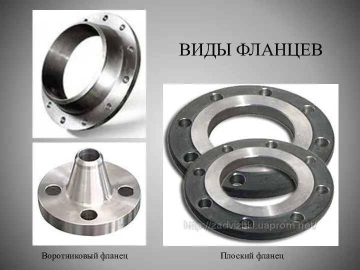 ВИДЫ ФЛАНЦЕВ Воротниковый фланец Плоский фланец