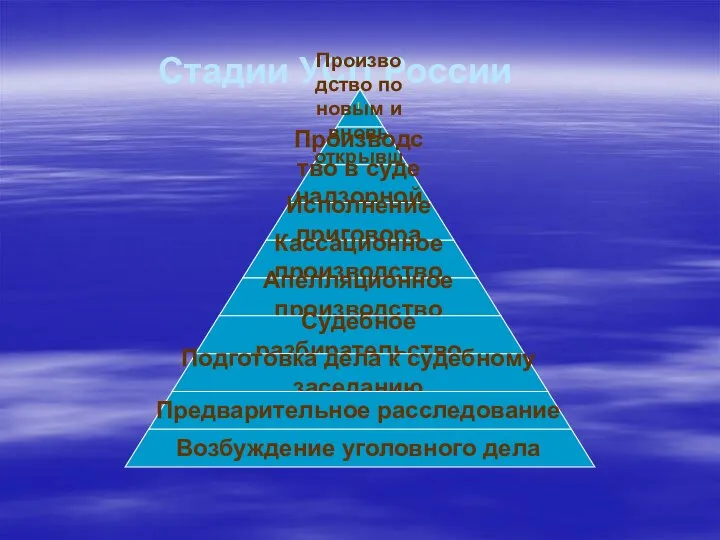 Стадии УСП России