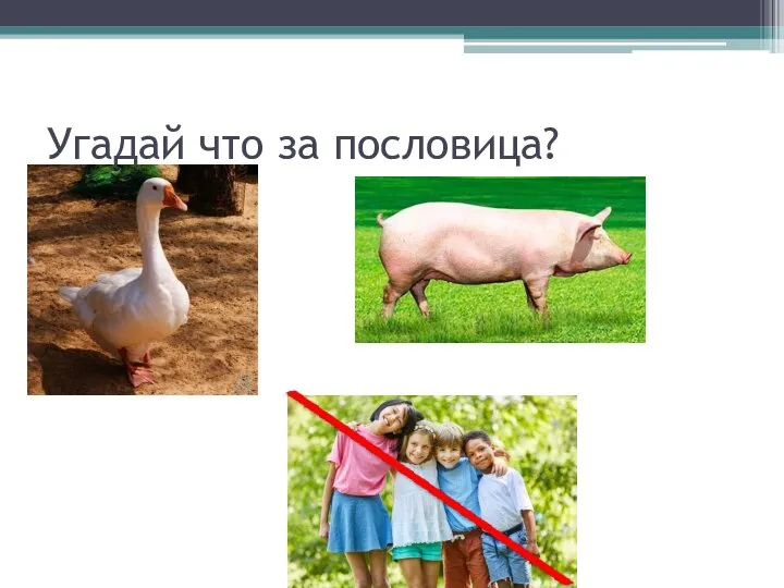 Угадай что за пословица?