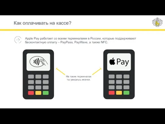 Как оплачивать на кассе? Apple Pay работает со всеми терминалами в России,