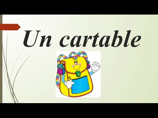 Un cartable