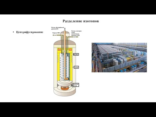 Разделение изотопов Центрифугирование