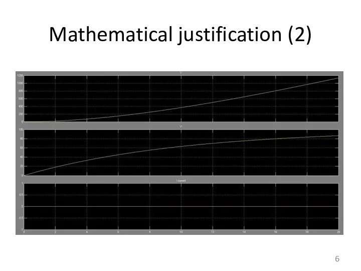 Mathematical justification (2)
