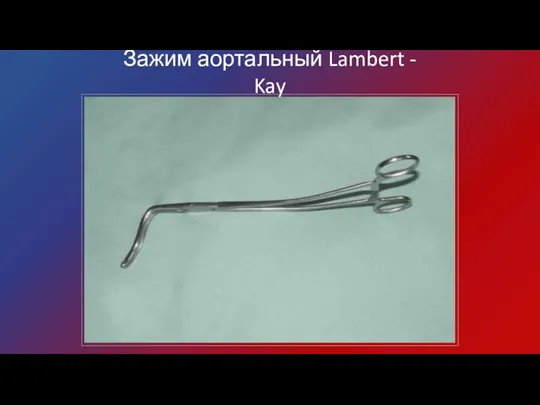 Зажим аортальный Lambert - Kay
