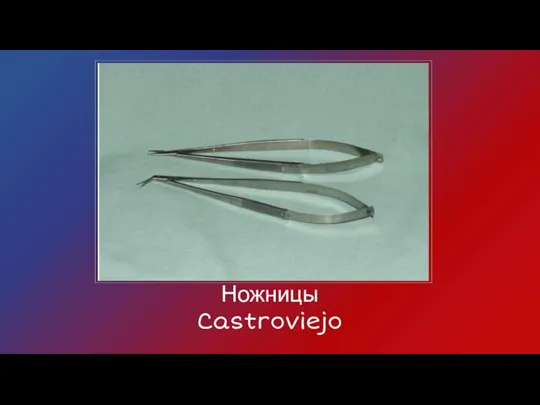 Ножницы Castroviejo