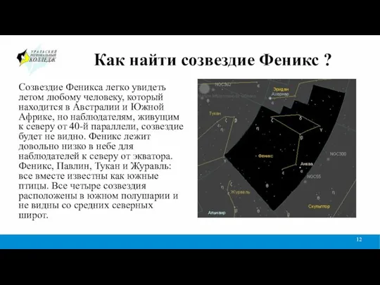 Как найти созвездие Феникс ? Созвездие Феникса легко увидеть летом любому человеку,