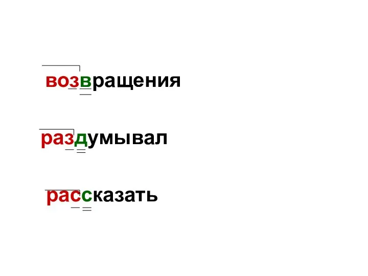 возвращения раздумывал рассказать