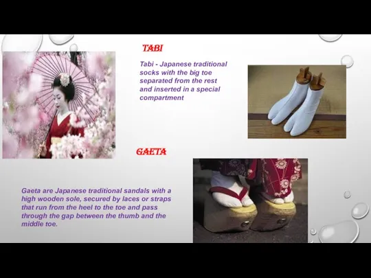 Tabi Tabi - Japanese traditional socks with the big toe separated from