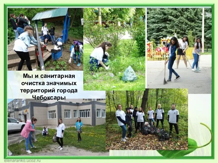 Мы и санитарная очистка значимых территорий города Чебоксары