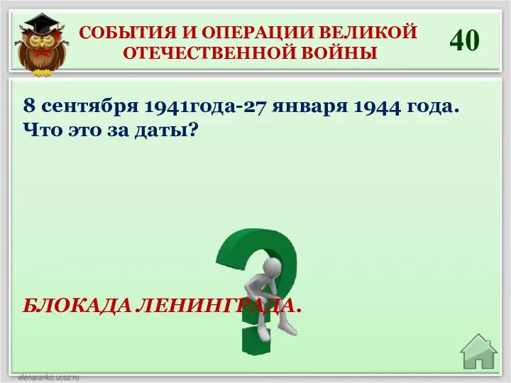 40 БЛОКАДА ЛЕНИНГРАДА. 8 сентября 1941года-27 января 1944 года. Что это за