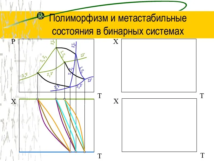 Полиморфизм и метастабильные состояния в бинарных системах Р T