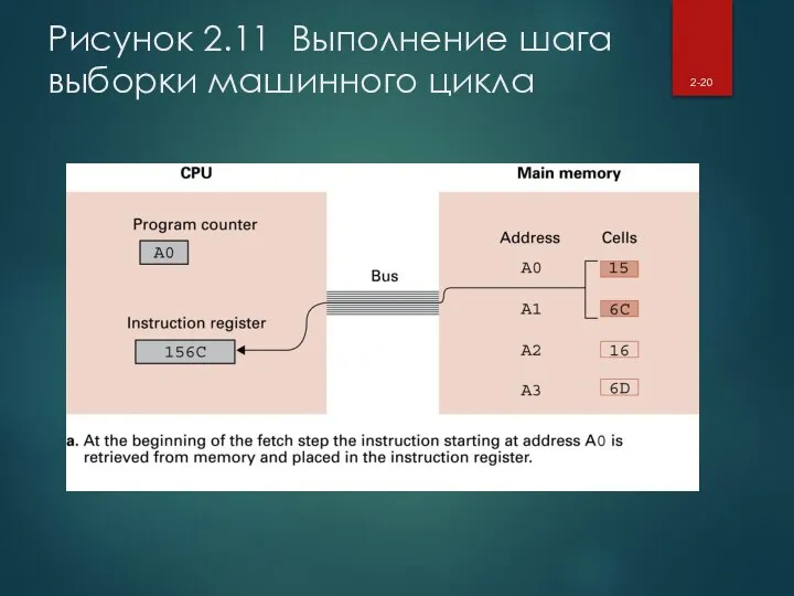 Рисунок 2.11 Выполнение шага выборки машинного цикла 2-