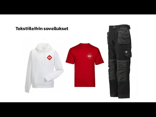 Tekstiileihin sovellukset