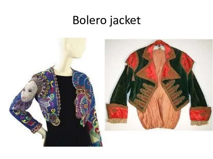 Bolero jacket