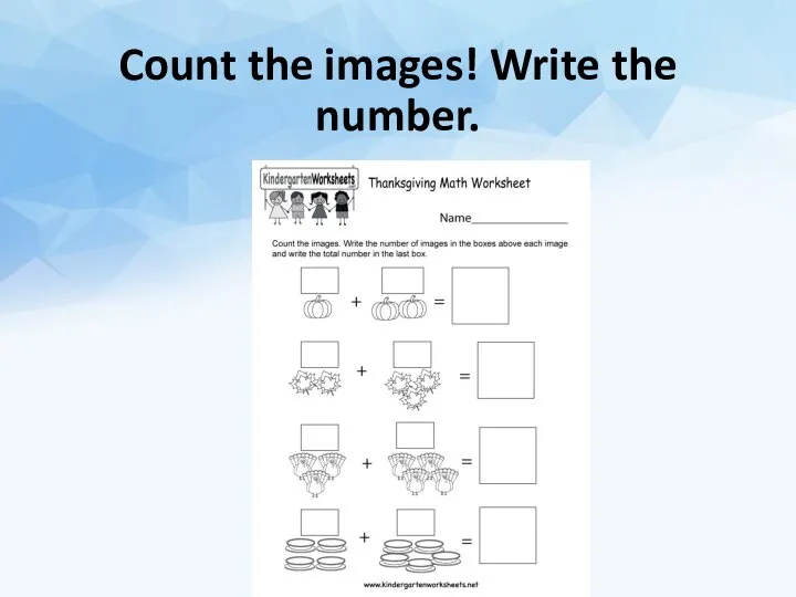 Count the images! Write the number.