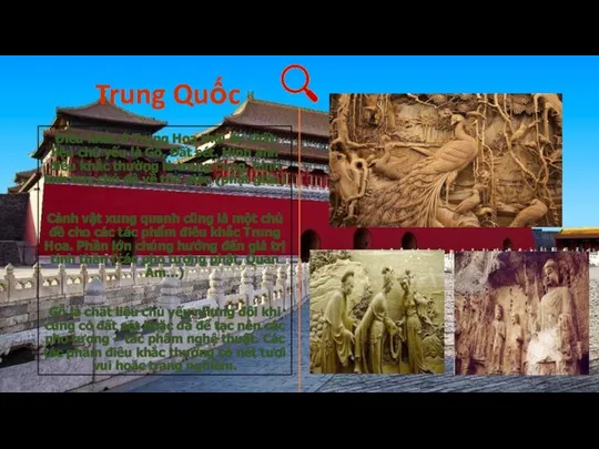Trung Quốc Điêu khắc ở Trung Hoa thời ấy chất liệu chủ