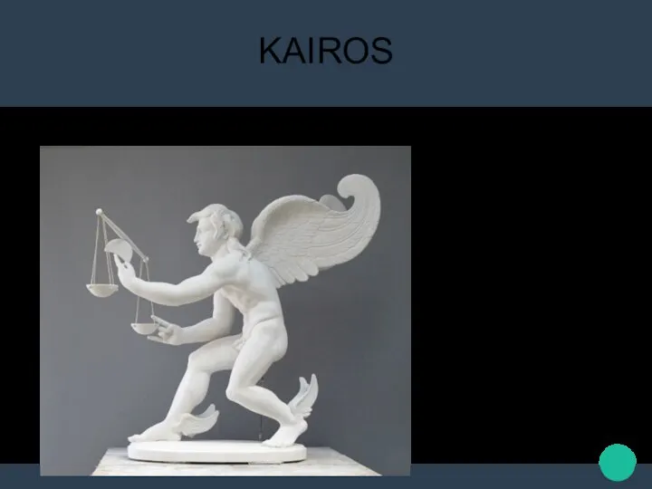 KAIROS The best time and place to make the argument.