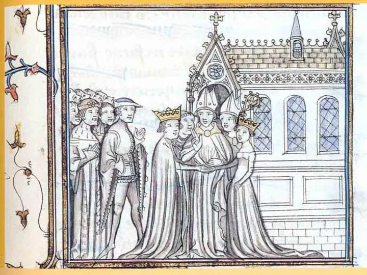Mariage de Louis VII et d’Aliénor d’Aquitaine, Grandes chroniques de France