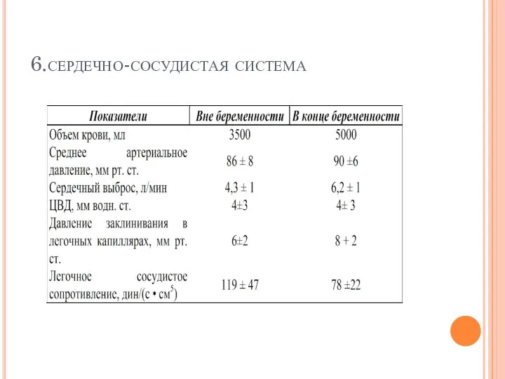 6.сердечно-сосудистая система