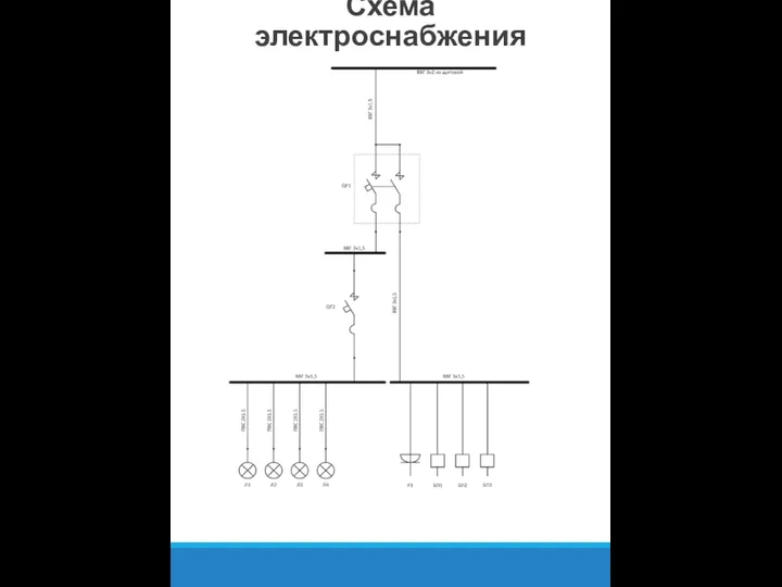 Схема электроснабжения