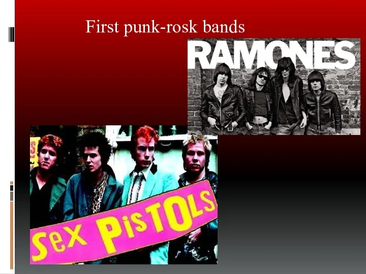 First punk-rosk bands