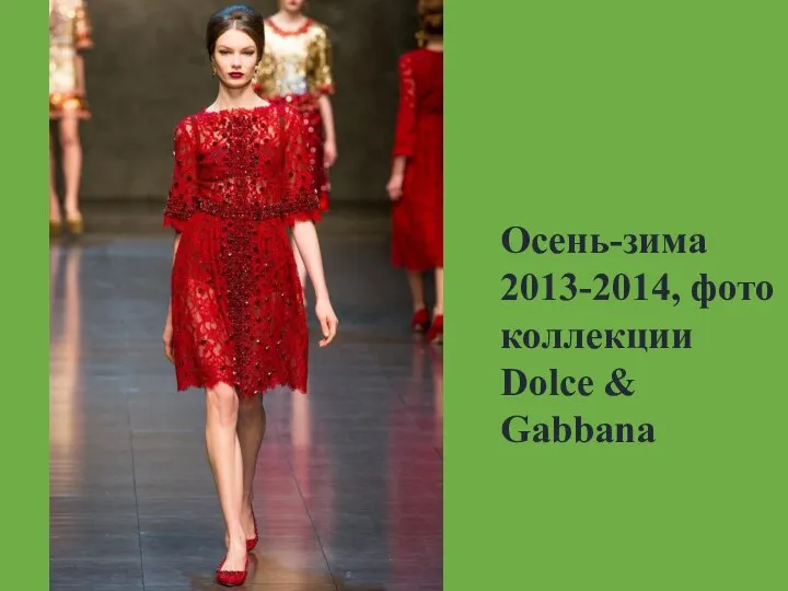 Осень-зима 2013-2014, фото коллекции Dolce & Gabbana