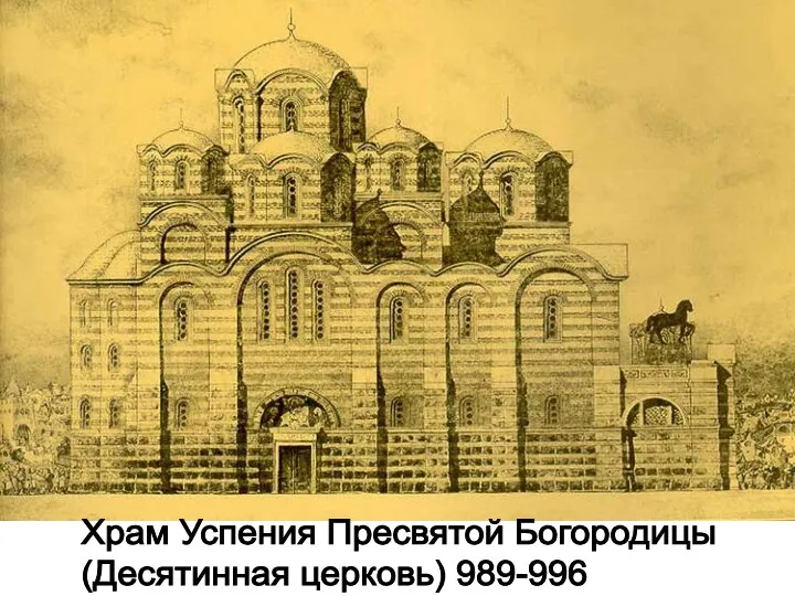 Храм Успения Пресвятой Богородицы (Десятинная церковь) 989-996