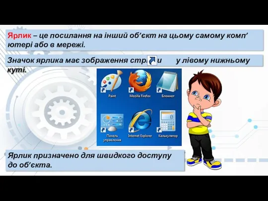 Ярлик – це посилання на інший об’єкт на цьому самому комп’ютері або