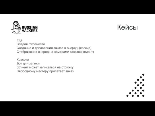 Еда Стадия готовности Создание и добавления заказа в очередь(кассир) Отображение очереди с