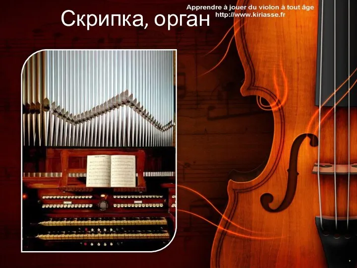 Скрипка, орган